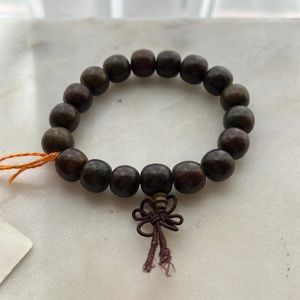 Buddhist Wooden Prayer Beaded Bracelet
